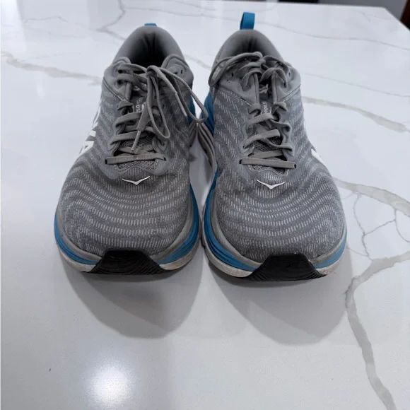 Hoka One One Mens Gaviota 5 LDVB Blue Running Shoes Sneakers Size 11 - Picture 2 of 5